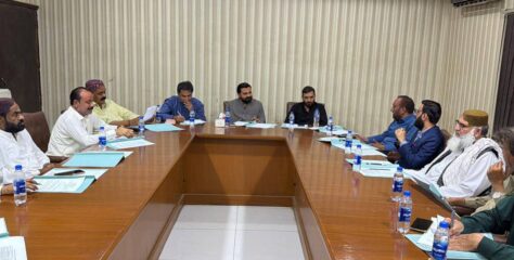 مارکیٹ کمیٹی کراچی کے چیئرمین علی زمان جوکھیو کی زیرِ صدارت رمضان المبارک کی آمد کے سلسلے میں ایک اہم اجلاس منعقد ہوا۔